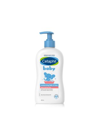 CETAPHIL BABY MOISTURISING BATH & WASH 400ML