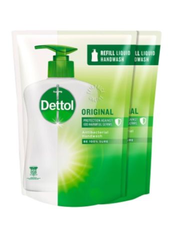 DETTOL ANTIBACTERIAL HANDWASH REFILL ORIGINAL 225MLX2
