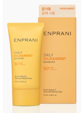 ENPRANI DAILY MILD & MOIST SUNBLOCK SPF50 70ML
