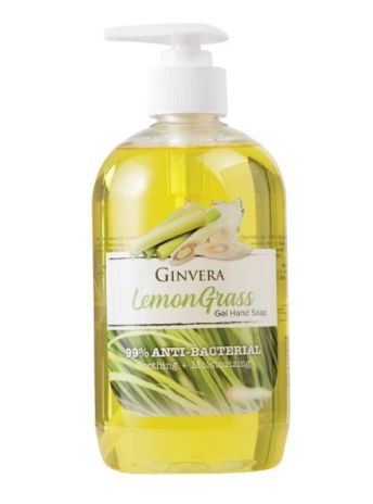 GINVERA GEL HAND SOAP LEMONGRASS 500G