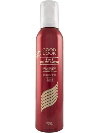 GOODLOOK 3 IN 1 STYLING MOUSSE 240ML