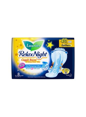 LAURIER RELAX NIGHT GATHERS 40CM 8S