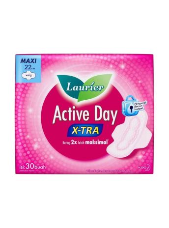 LAURIER ACTIVE DAY SUPER MAXI WING 22CM 30S