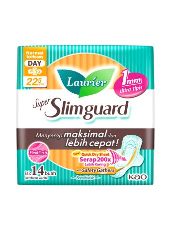 LAURIER SUPER SLIM GUARD GATHERS 22.5CM 14S
