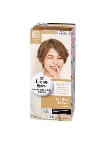 LIESE CREAMY BUBBLE COLOR CHIFFON BROWN