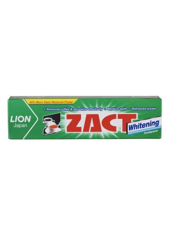 LION ZACT WHITENING TOOTHPASTE 150G