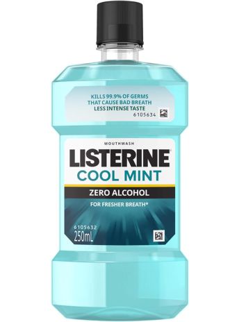 LISTERINE MOUTHWASH COOL MINT ZERO 250ML