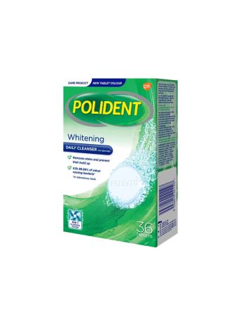 POLIDENT DAILY CLEANSER WHITENING 36S