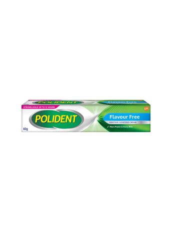 POLIDENT DENTURE CREAM FLAVOUR FREE 60G