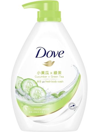 DOVE BODYWASH AQUA CUCUMBER+GREEN TEA 1L
