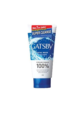GATSBY FACIAL WASH PERFECT SCRUB 130G