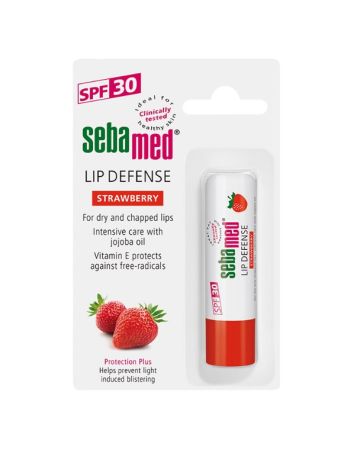 SEBAMED LIP DEFENSE SPF30 STRAWBERRY 4.8G