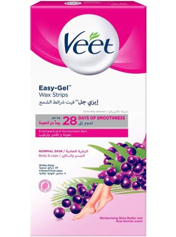 VEET WAX STRIPS NORMAL 20S